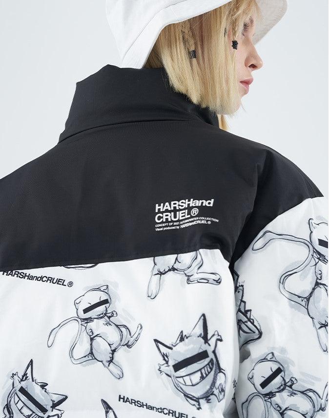 HARSH and CRUEL xoliverto.com Blinded Monsters Puffer Jacket