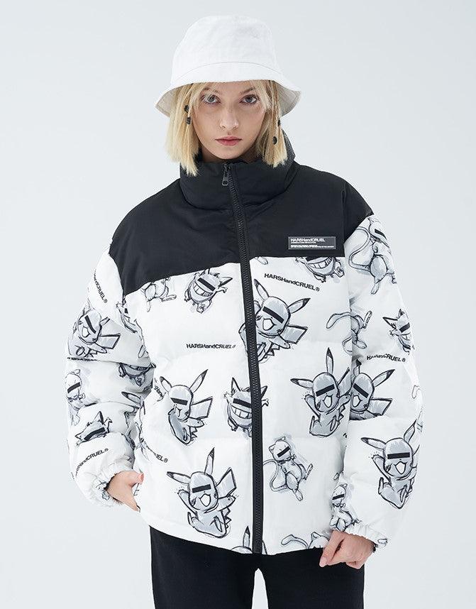 HARSH and CRUEL xoliverto.com Blinded Monsters Puffer Jacket