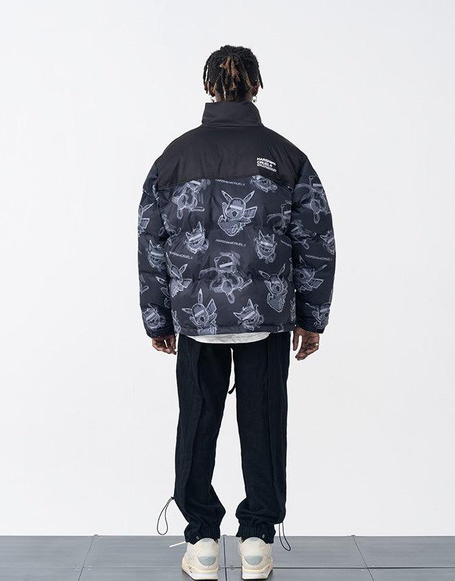 HARSH and CRUEL xoliverto.com Blinded Monsters Puffer Jacket