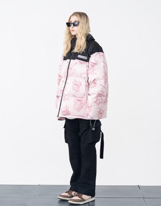 HARSH and CRUEL xoliverto.com Blinded Monsters Puffer Jacket