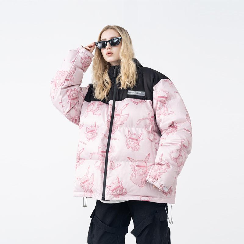 HARSH and CRUEL xoliverto.com Blinded Monsters Puffer Jacket