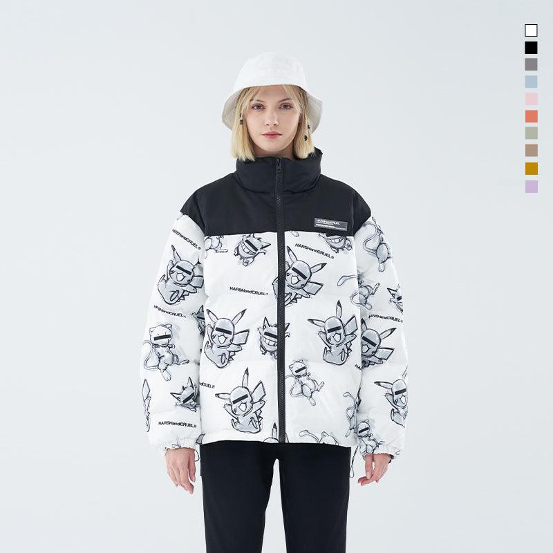 HARSH and CRUEL xoliverto.com Blinded Monsters Puffer Jacket