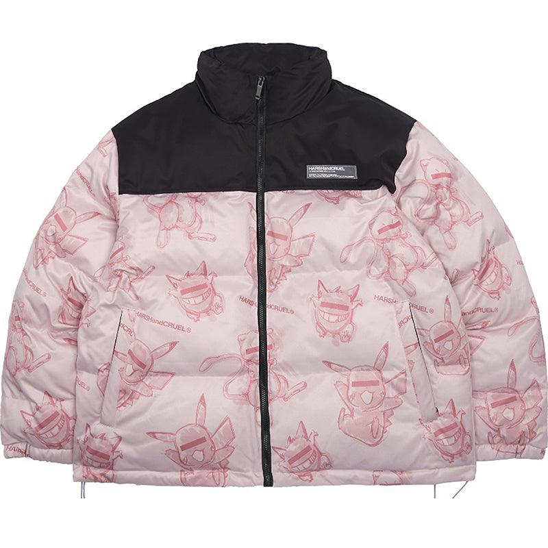 HARSH and CRUEL xoliverto.com Blinded Monsters Puffer Jacket