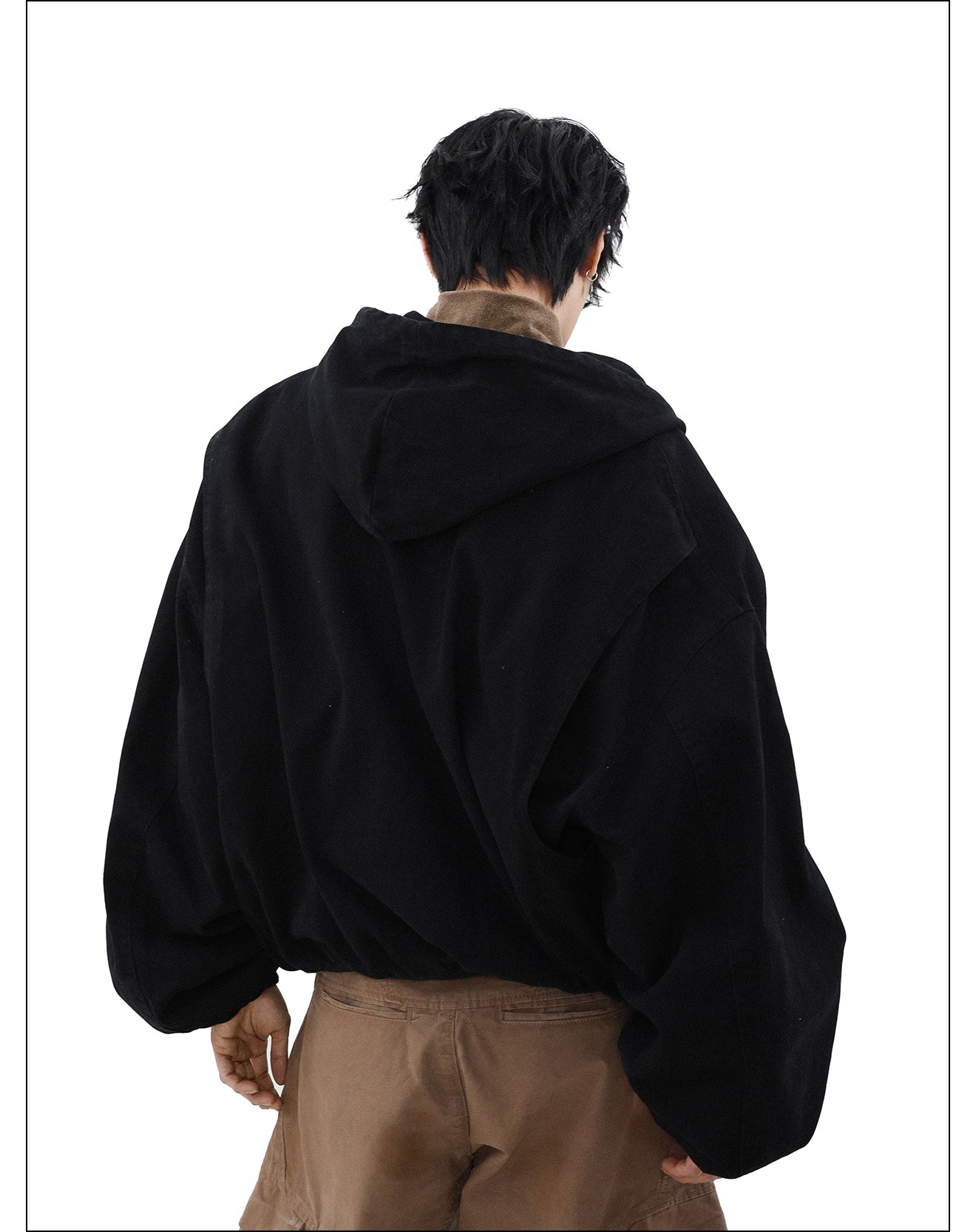 MRNEARLY Vintage Washed Embroidered Silhouette Zip Jacket by xoliverto.com