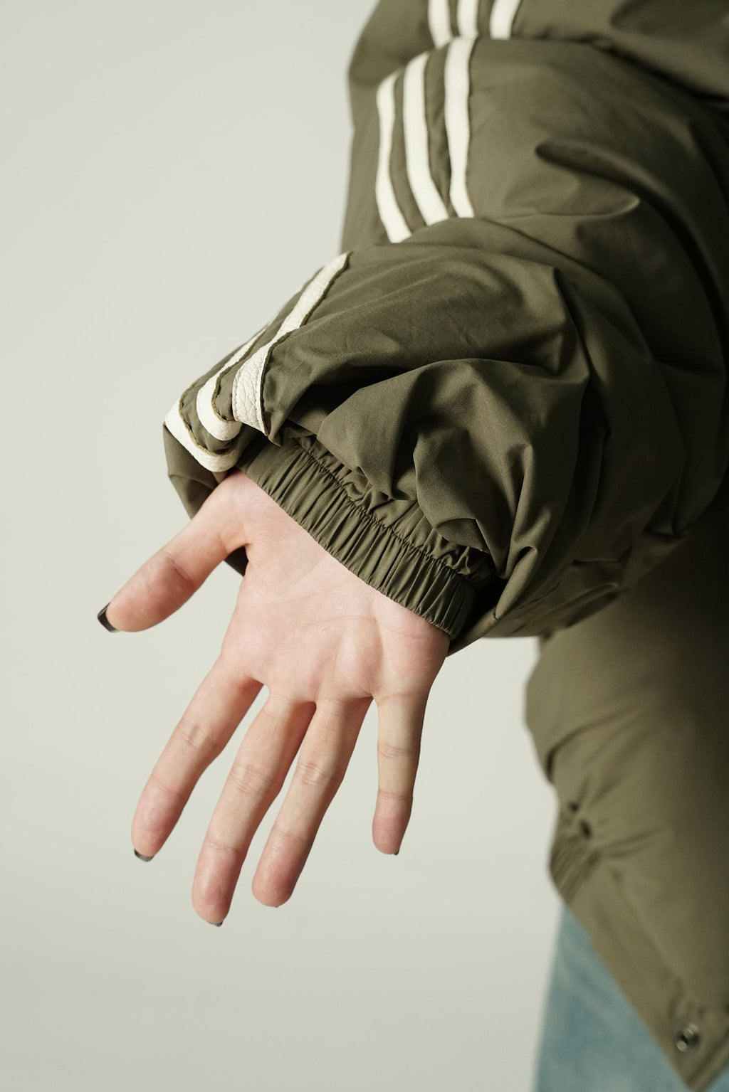 MASONPRINCE Striped Puffer Jacket by xoliverto.com