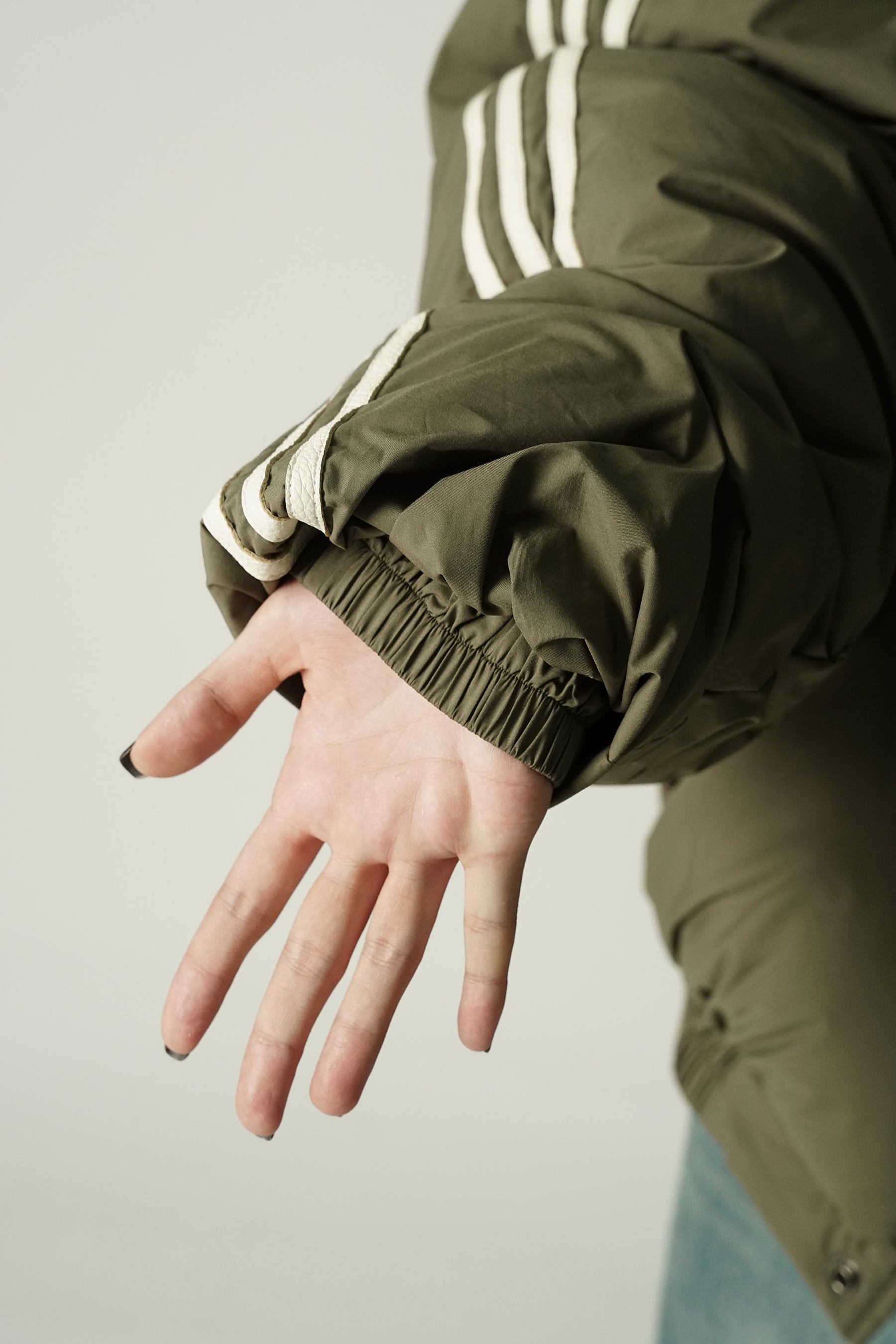 MASONPRINCE Striped Puffer Jacket by xoliverto.com