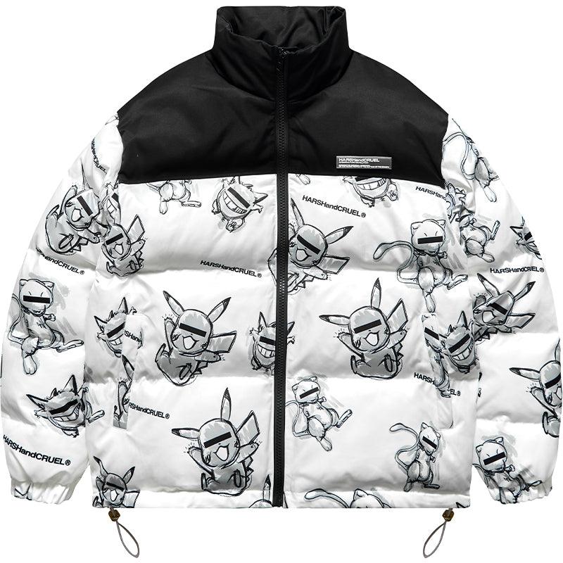 HARSH and CRUEL xoliverto.com Blinded Monsters Puffer Jacket